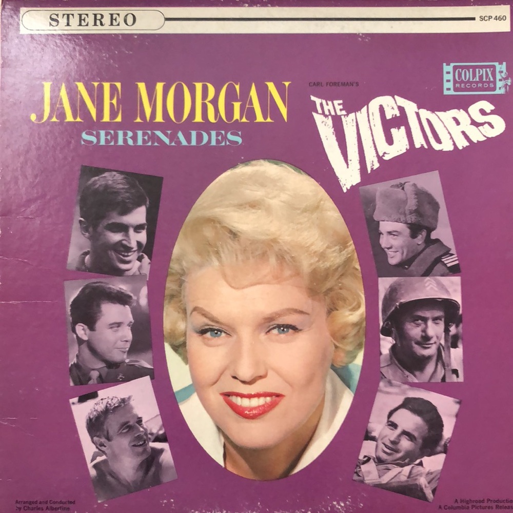 Jane Morgan The Victors Movie Soundtrack Vinyl Lp '63
